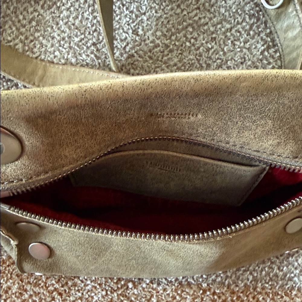 Hammitt Tan Tony Crossbody Bag with Silver Accents - Picture 7 of 11